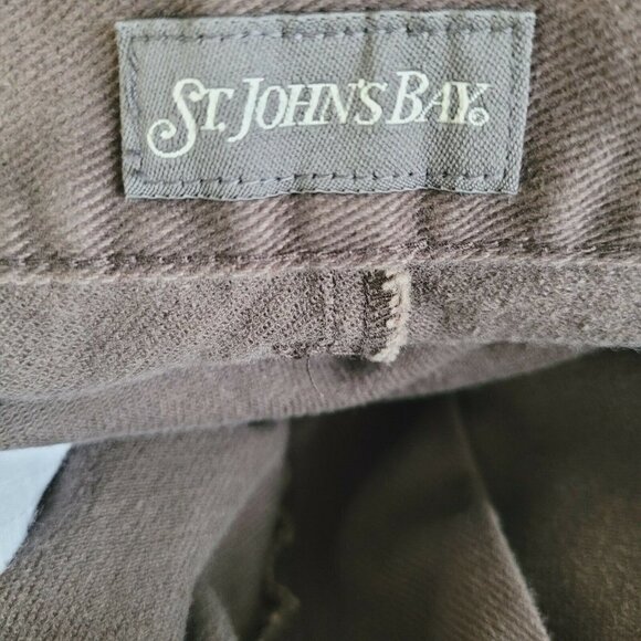 St. John's Bay Men's Colored Jeans Brown 38x29 Mature Men Vintage Thick Cotton - Picture 6 of 8